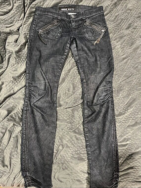 Miss Sixty Skinny Jeans Gray Waist 28